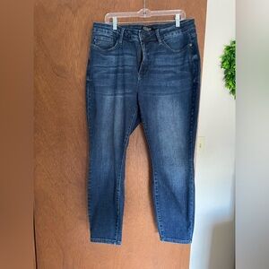 Judy Blue Cropped Skinny Fit Jeans, Size 18W